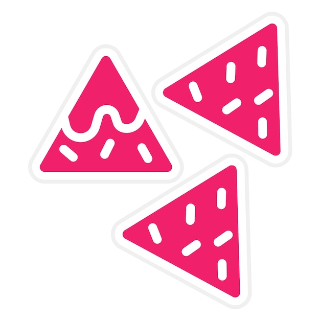 Diseño vectorial estilo de icono de Nacho Nexus