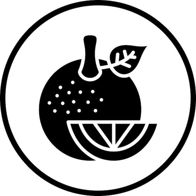 Diseño vectorial Estilo de icono naranja