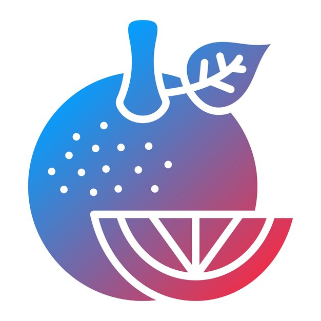 Diseño vectorial Estilo de icono naranja
