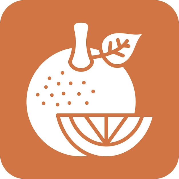 Diseño vectorial Estilo de icono naranja