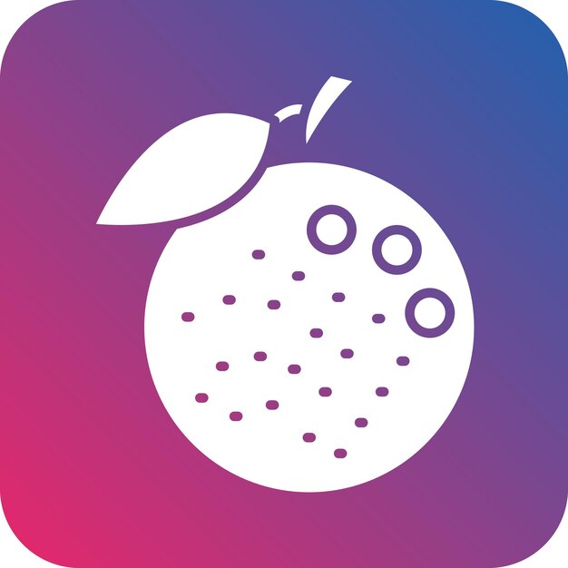 Diseño vectorial Estilo de icono naranja