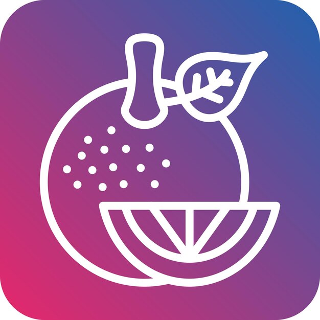 Diseño vectorial Estilo de icono naranja