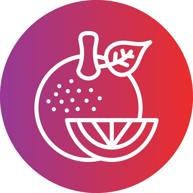 Diseño vectorial Estilo de icono naranja