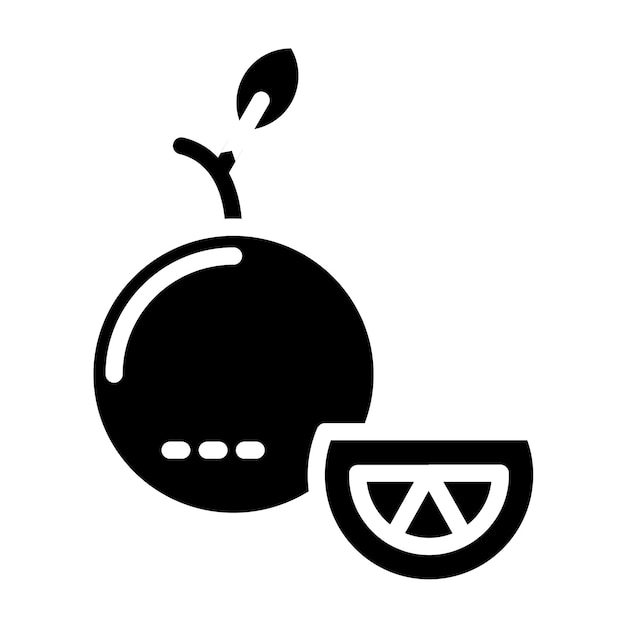 Diseño vectorial Estilo de icono naranja