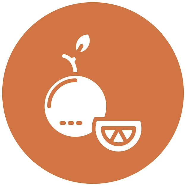Diseño vectorial Estilo de icono naranja