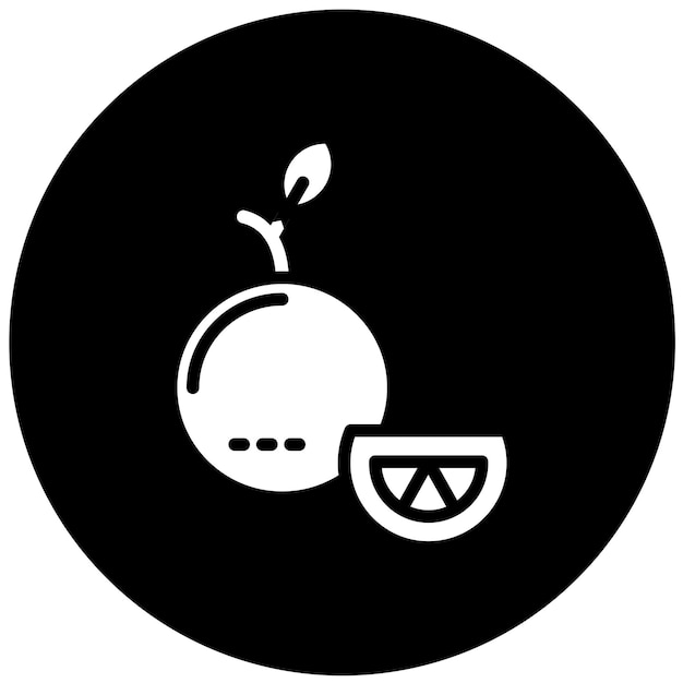 Diseño vectorial Estilo de icono naranja