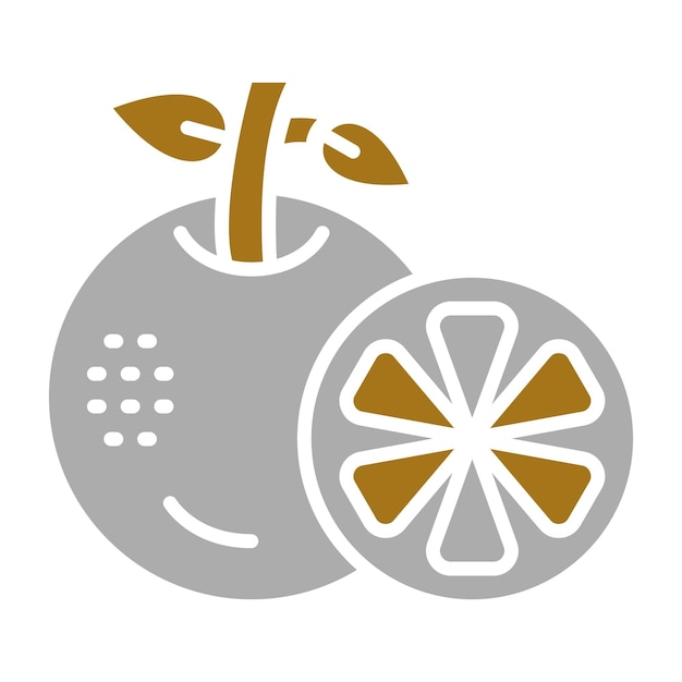 Diseño vectorial Estilo de icono naranja