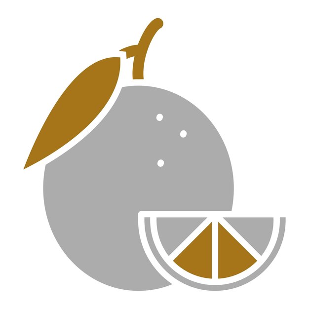 Diseño vectorial Estilo de icono naranja