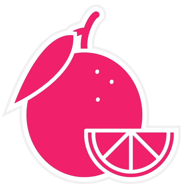 Diseño vectorial Estilo de icono naranja