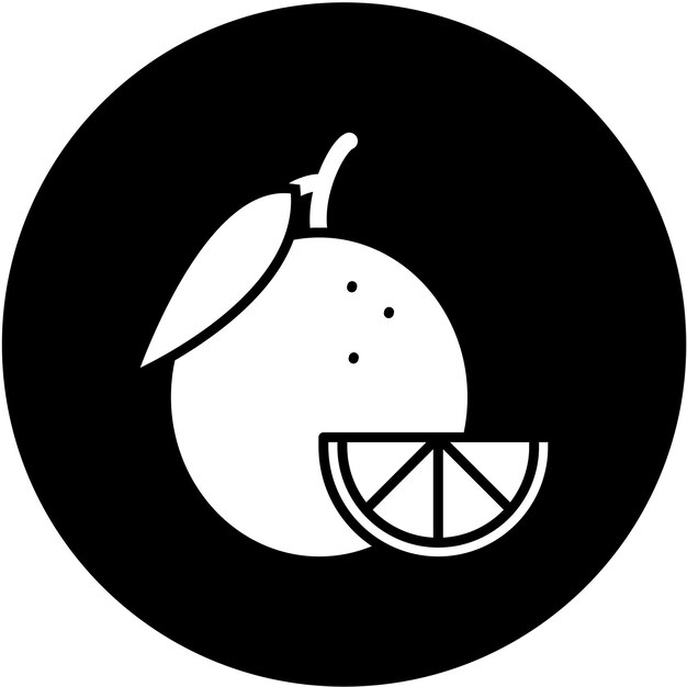 Diseño vectorial Estilo de icono naranja
