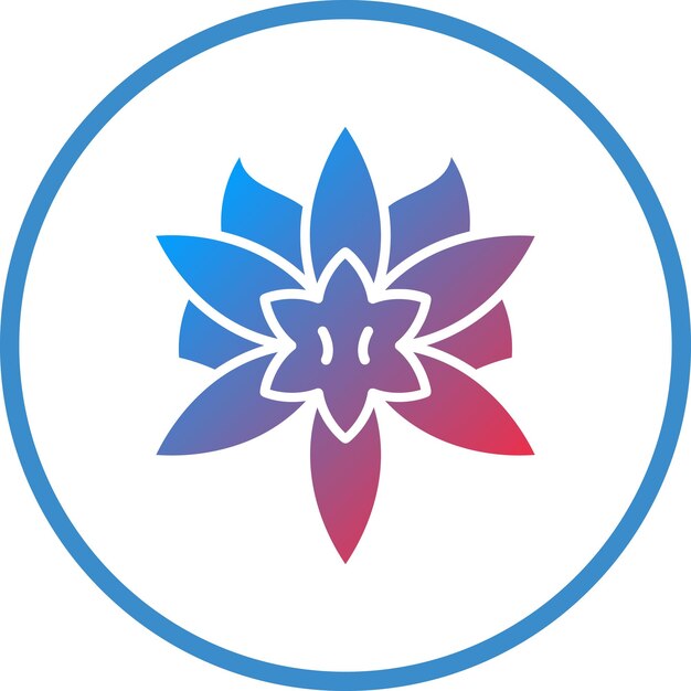 Diseño vectorial Estilo de icono de narcisos