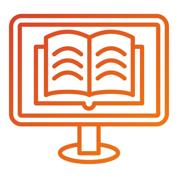 Diseño vectorial de estilo de icono de narración
