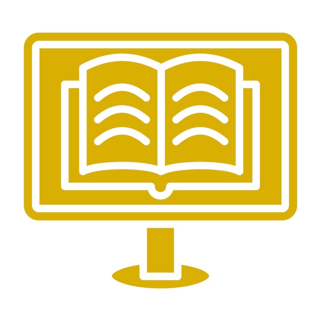 Diseño vectorial de estilo de icono de narración