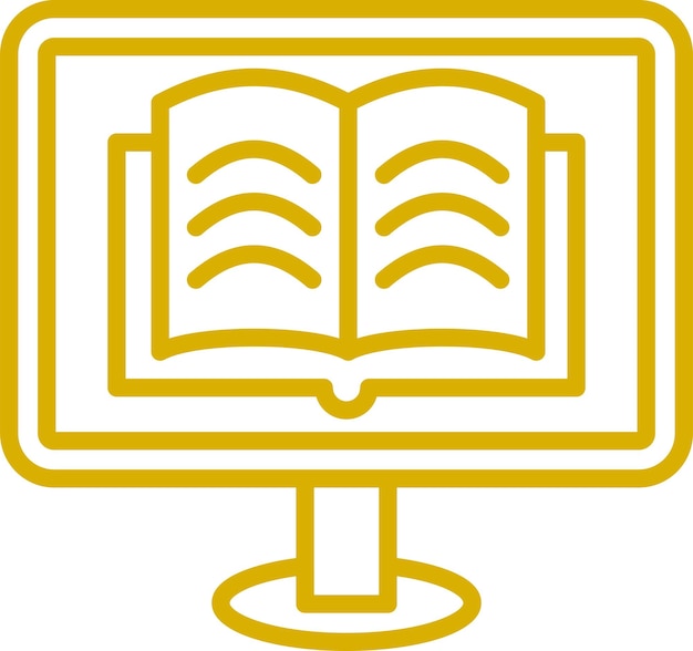 Diseño vectorial de estilo de icono de narración