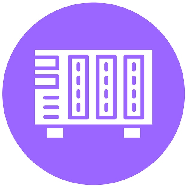 Diseño vectorial del estilo del icono NAS