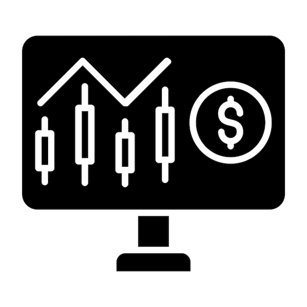 Diseño vectorial estilo del icono nasdaq