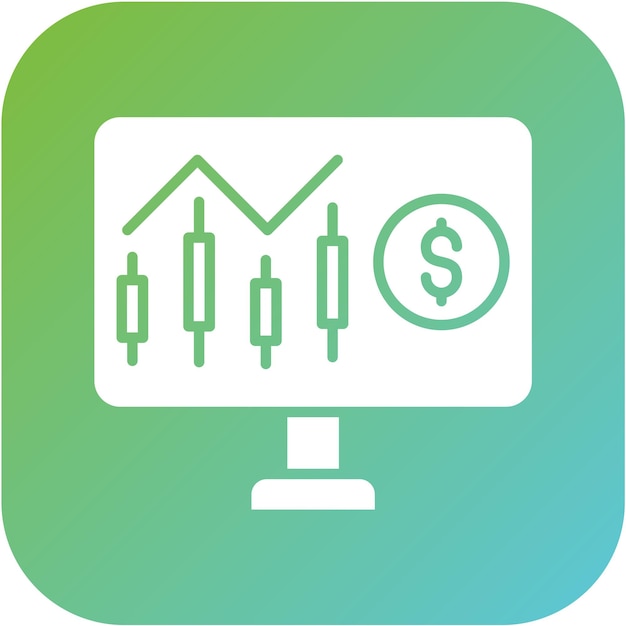 Diseño vectorial Estilo del icono Nasdaq
