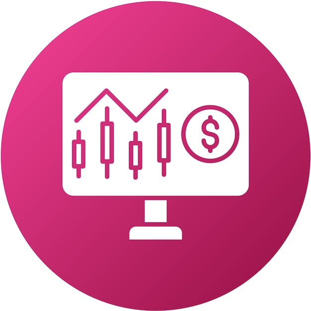 Diseño vectorial Estilo del icono Nasdaq
