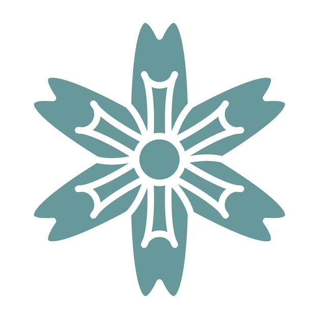 Diseño vectorial Estilo del icono de Nasturtium