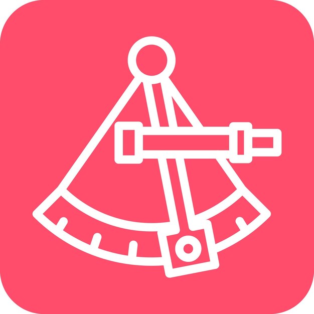 Diseño vectorial Estilo del icono de navegación celestial