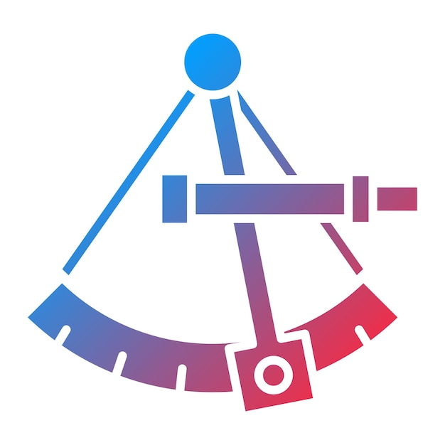 Diseño vectorial Estilo del icono de navegación celestial