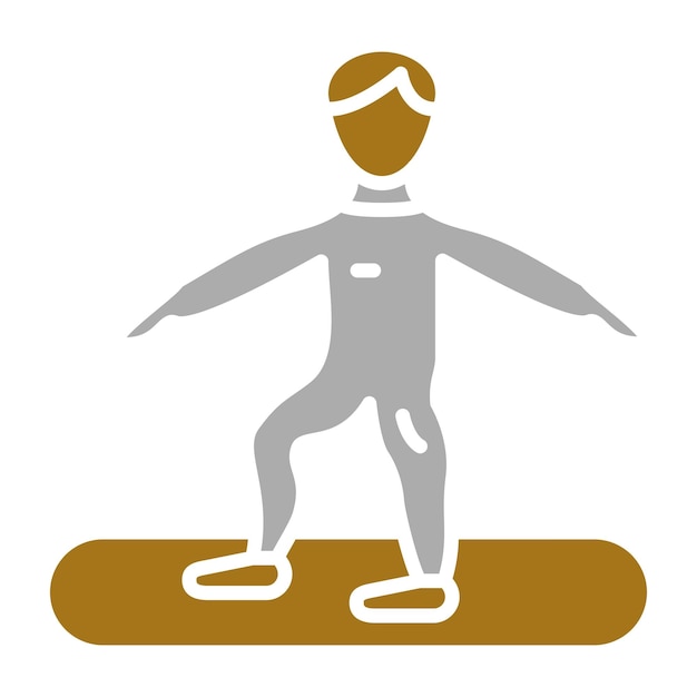 Diseño vectorial Estilo del icono de navegación de la persona
