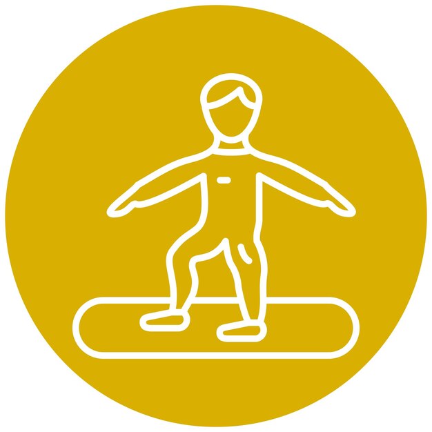 Diseño vectorial Estilo del icono de navegación de la persona