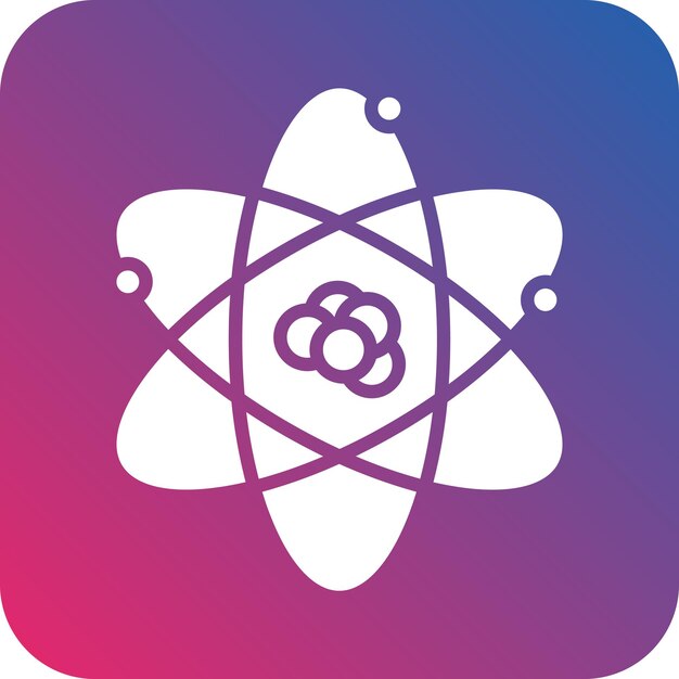 Diseño vectorial Estilo del icono de Necleus