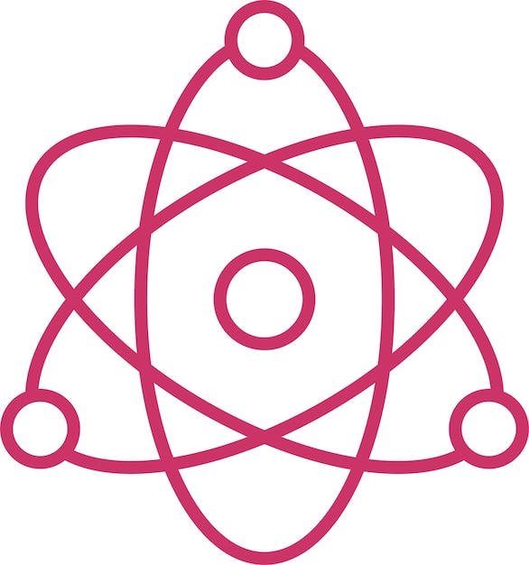 Diseño vectorial Estilo del icono de Necleus