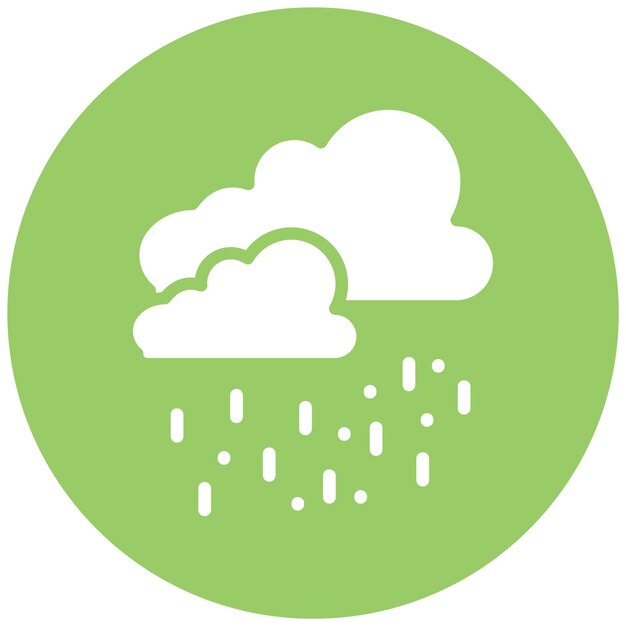 Diseño vectorial Estilo del icono de nieve