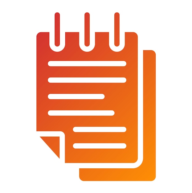 Diseño vectorial Estilo del icono de la nota adhesiva