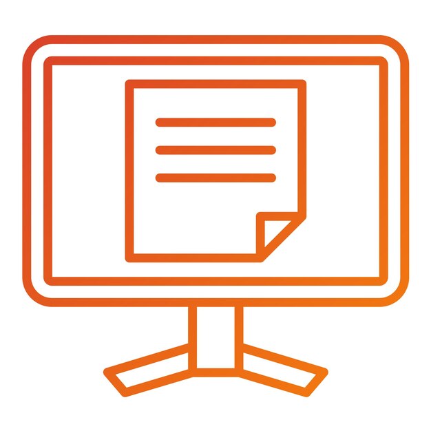 Diseño vectorial Estilo del icono de la nota adhesiva