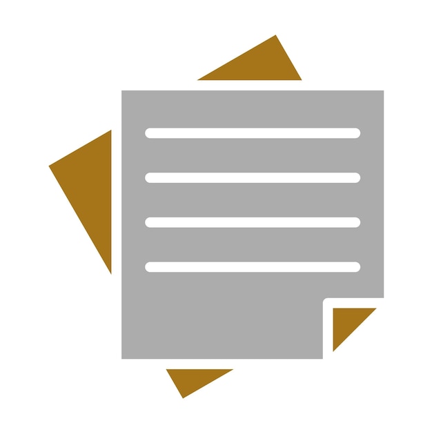 Diseño vectorial Estilo del icono de la nota adhesiva