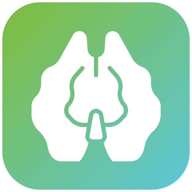 Diseño vectorial Estilo de icono de nuez