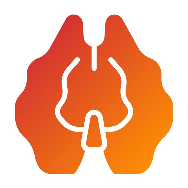 Diseño vectorial Estilo de icono de nuez