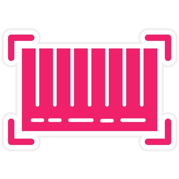 Diseño vectorial Estilo del icono del número de serie