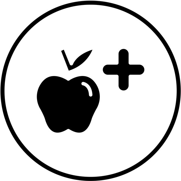 Diseño vectorial Estilo del icono de NutrientRich