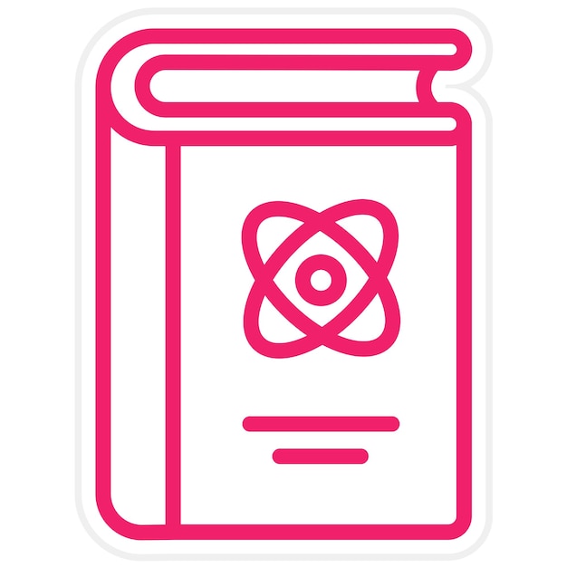 Diseño vectorial Estilo de icono de obra literaria