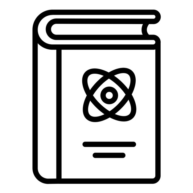 Diseño vectorial Estilo de icono de obra literaria
