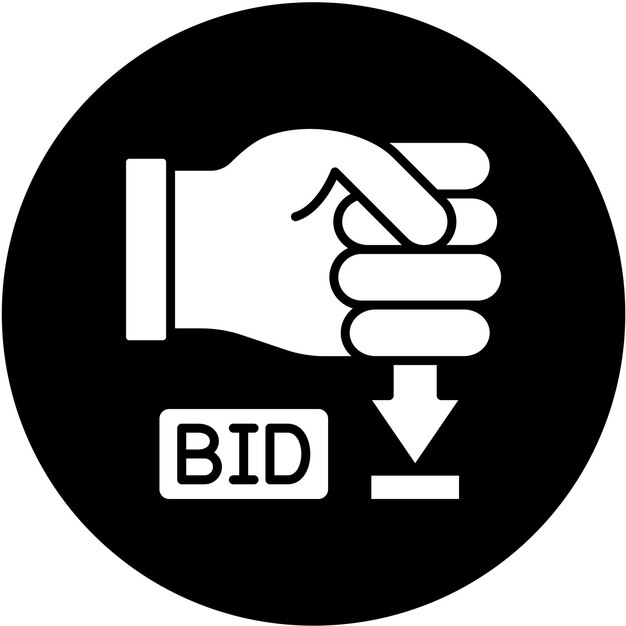 Diseño vectorial Estilo del icono de oferta mínima