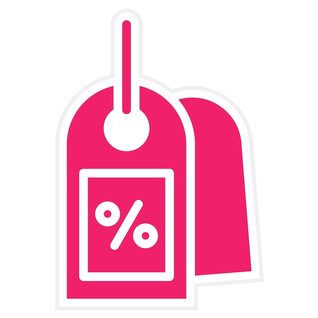Diseño vectorial Estilo del icono de la oferta
