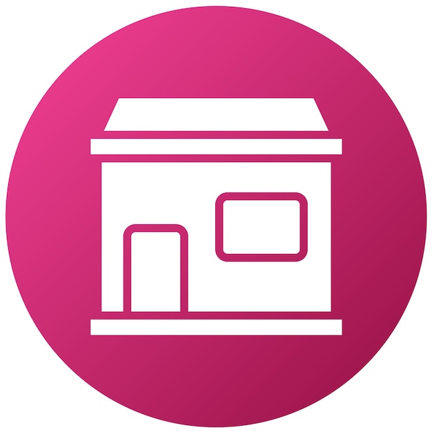 Diseño vectorial Estilo del icono de la oficina de correos