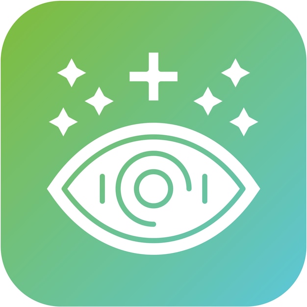 Diseño vectorial Estilo de icono de ojo saludable