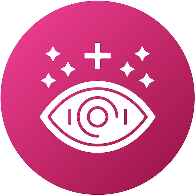 Diseño vectorial Estilo de icono de ojo saludable