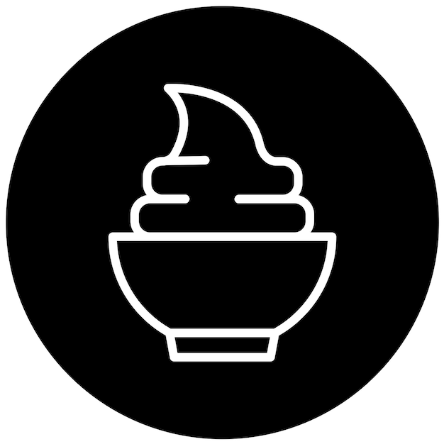 Diseño vectorial Estilo de icono de onda de Wasabi