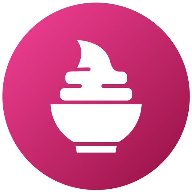 Diseño vectorial Estilo de icono de onda de Wasabi