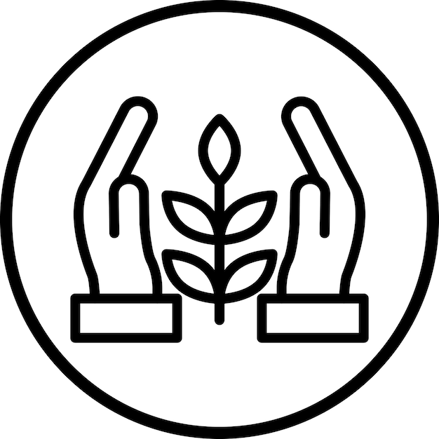Diseño vectorial Estilo de icono orgánico