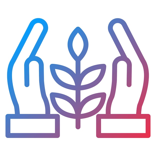 Diseño vectorial Estilo de icono orgánico
