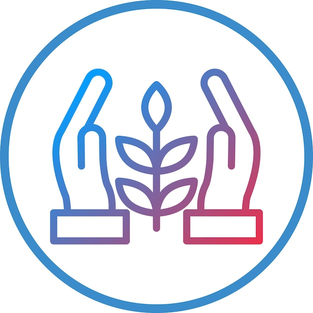 Diseño vectorial Estilo de icono orgánico