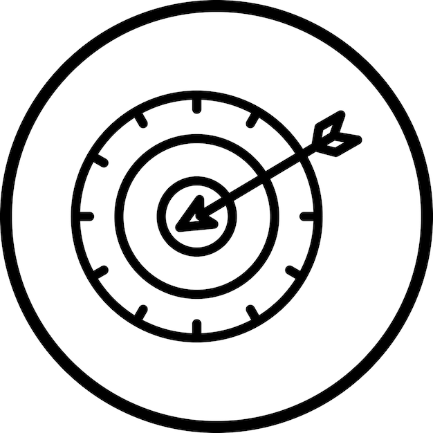 Diseño vectorial Estilo de icono de orientación conductual